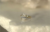 3.01CT Oval Lab Diamond Engagement Ring